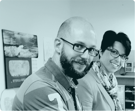 Photo de Nicolas et Carole, employés de RégliCe
